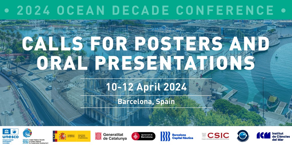 You are currently viewing 2024 Ocean Decade Conference: Launch of calls for posters and oral presentations!